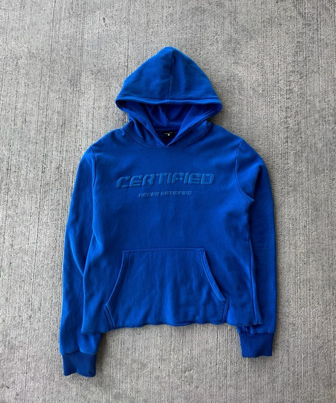 BLUE "ONLY THE STRNG SURVIVE" HOODIE